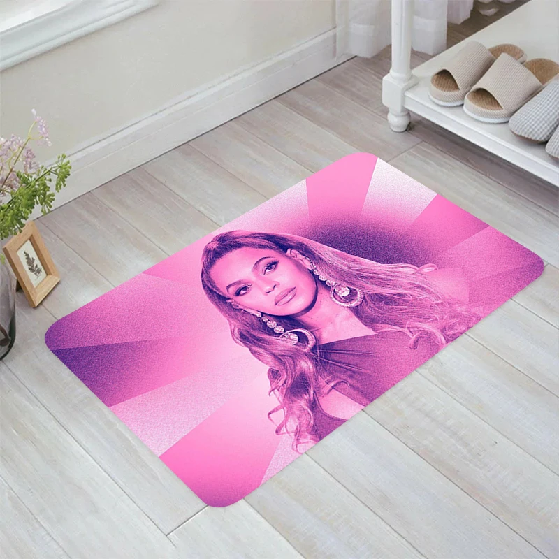 

Hot Singer Beyonce Renaissance Floor Mat Rugs Room Mats Doormat Entrance Door Kitchen Rug Home Balcony Carpets Foot Carpet Bath