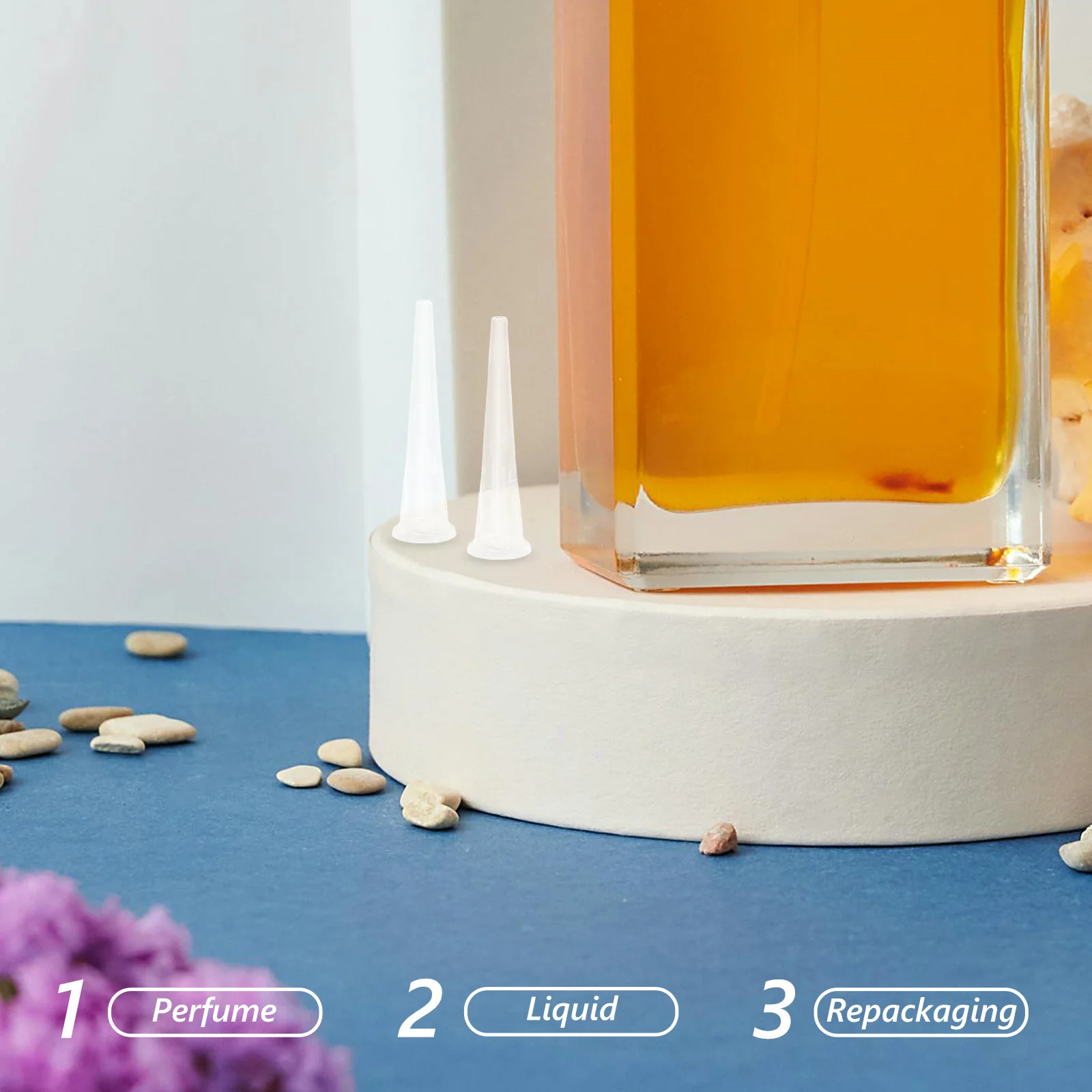 

30pcs Perfume Pipette Tips Plastic Cone-Shaped Liquid Transfer Tools For Fragrance Essential Oils Laboratory Diy Portable