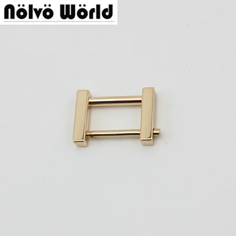 50pcs 10pcs 19mm 3colors zinc alloy bags metal fitting hardware accessories square buckles dropship,hardware supplies screw