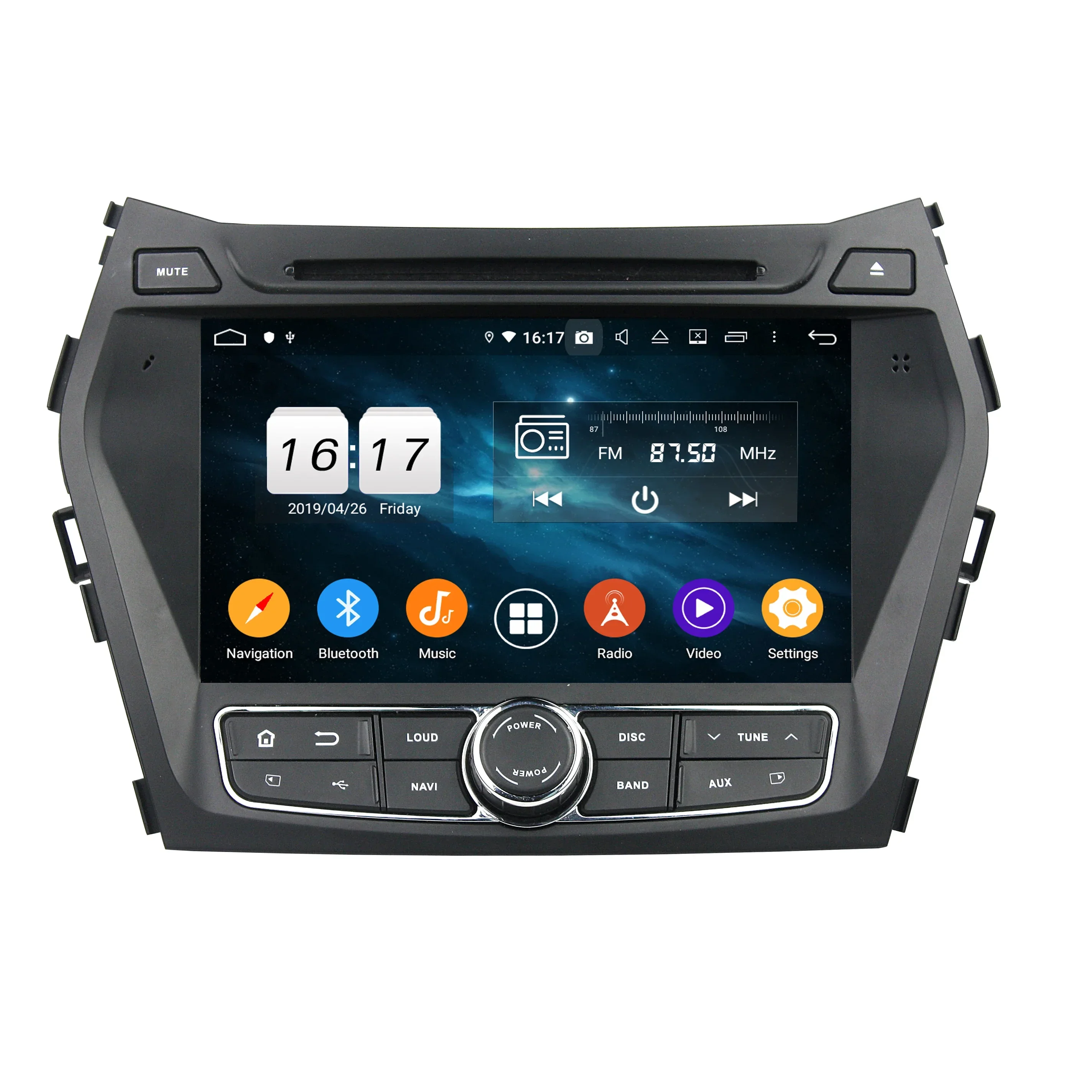 dvd player for IX45 2013 touch Screen GPS with Radio Car stereo  carplay DSP android auto