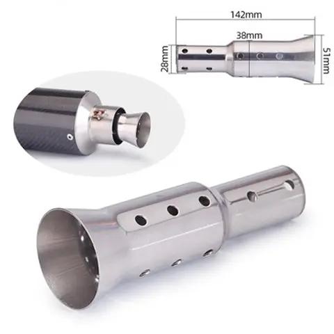 범용 51mm 오토바이 배기 탈출 이동식 DB 킬러 머플러 소음기 사운드 감속기 요시무라 z900 R1 YZF For Yamaha