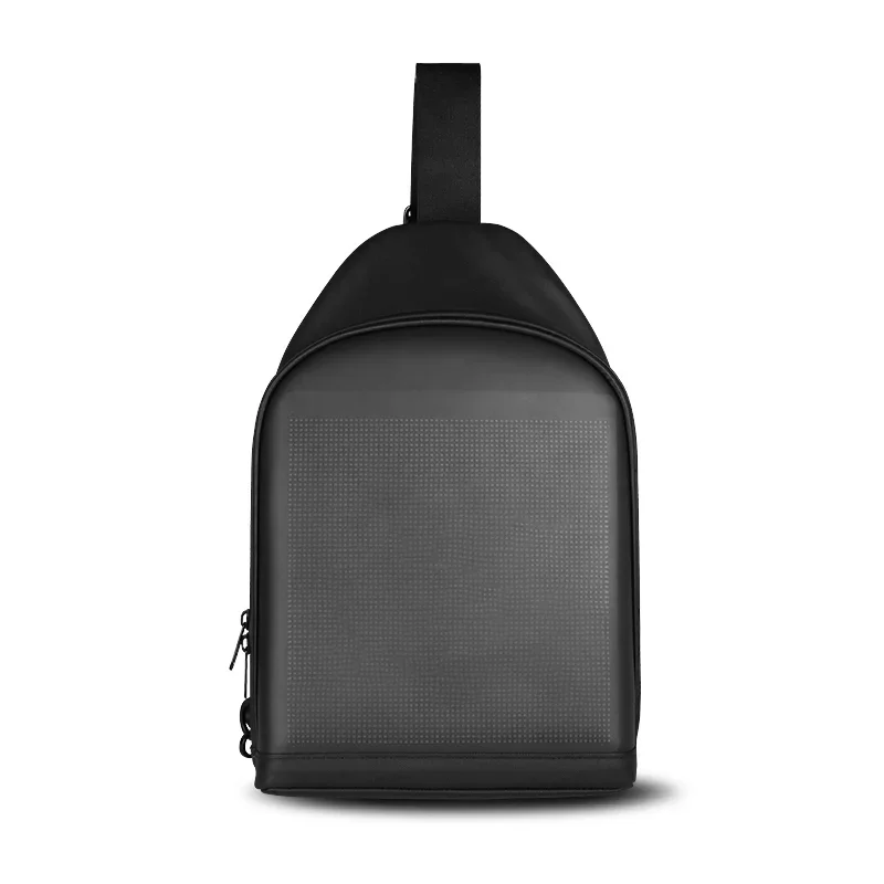 New Led Screen Chest Bag Christmas Gift LED Screen Dynamic Sling Bag Waterproof  Smart APP Control Advertising Crossbody Bag