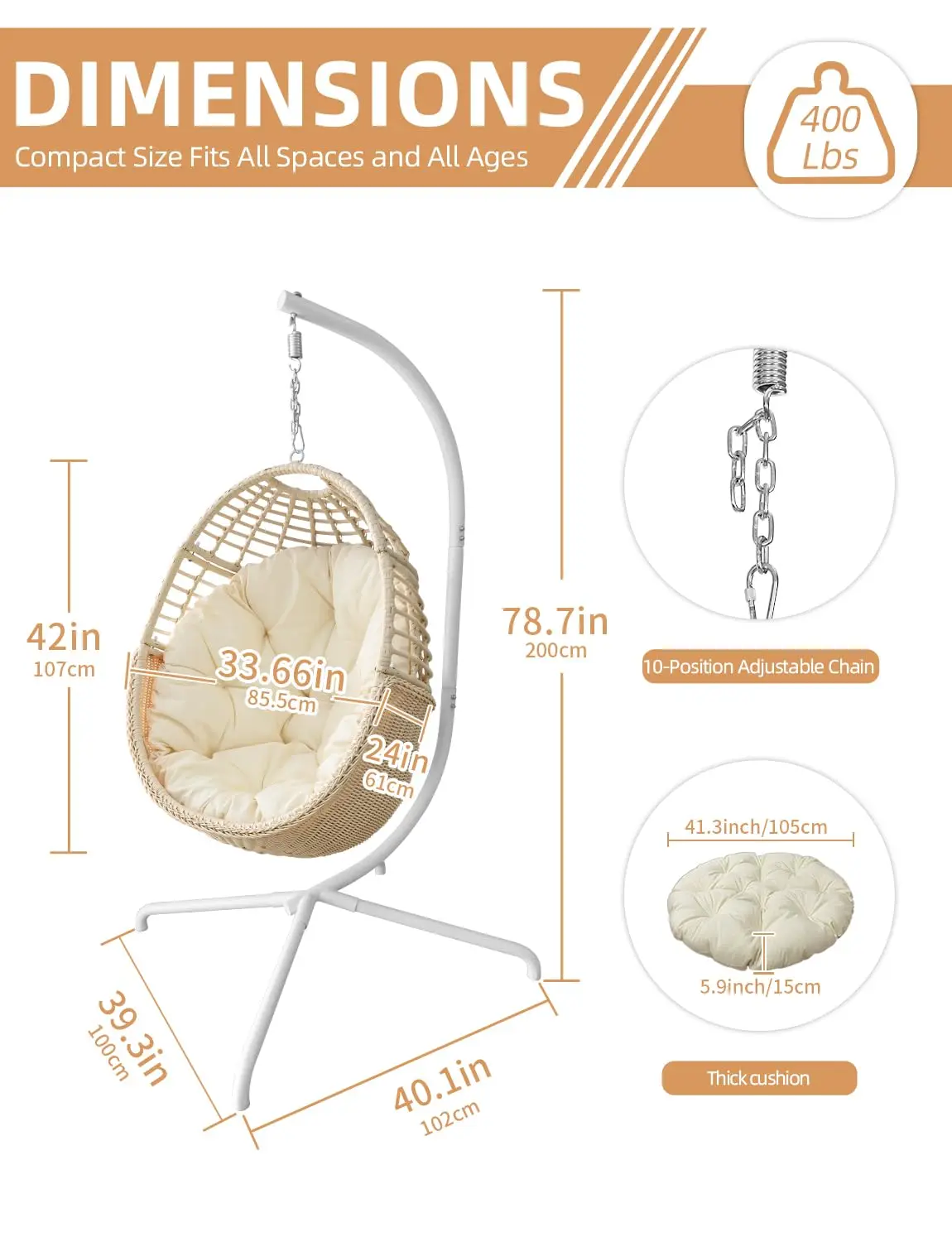 Thumbnail 3 - #10 Latest Hammock with Stands Offers