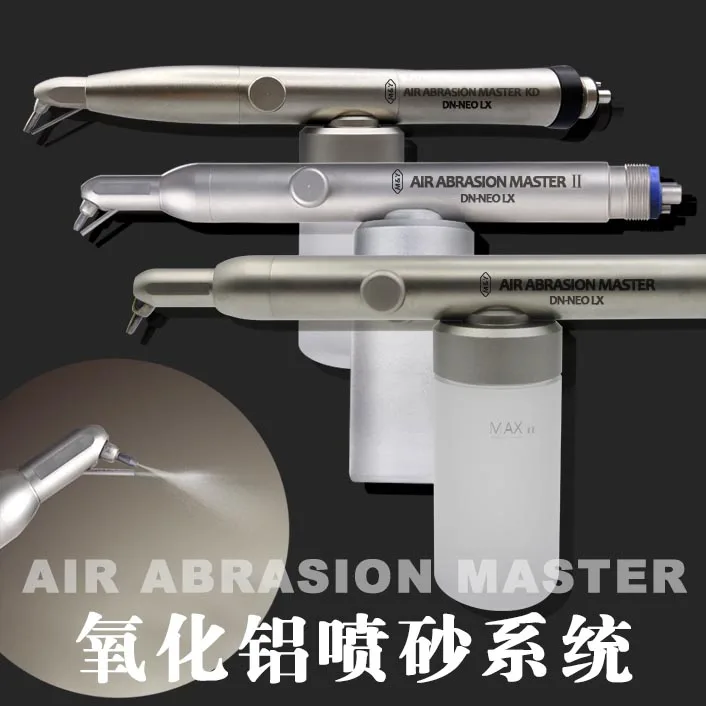 Dental Aluminum Oxide Sandblasting Gun Micro Blaster Polisher 2/4 Holes Interface Microetcher Sandblaster Teeth Whitening