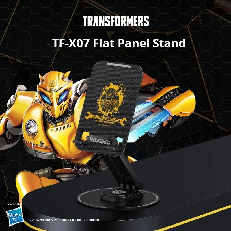 TRANSFORMERS TF-X07 Flat Panel Phone Holder Portable Foldable Telescopic Rotating Multifunctional Anti-Slip Phone Holder Stand