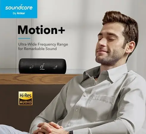 TLF Anker Soundcore 30W Motion سمّاعات بلوتوث مع صوت عالي الدقة مع IPX7 جهير ممتد مقاوم للماء ومكبر صوت ثلاثي #4