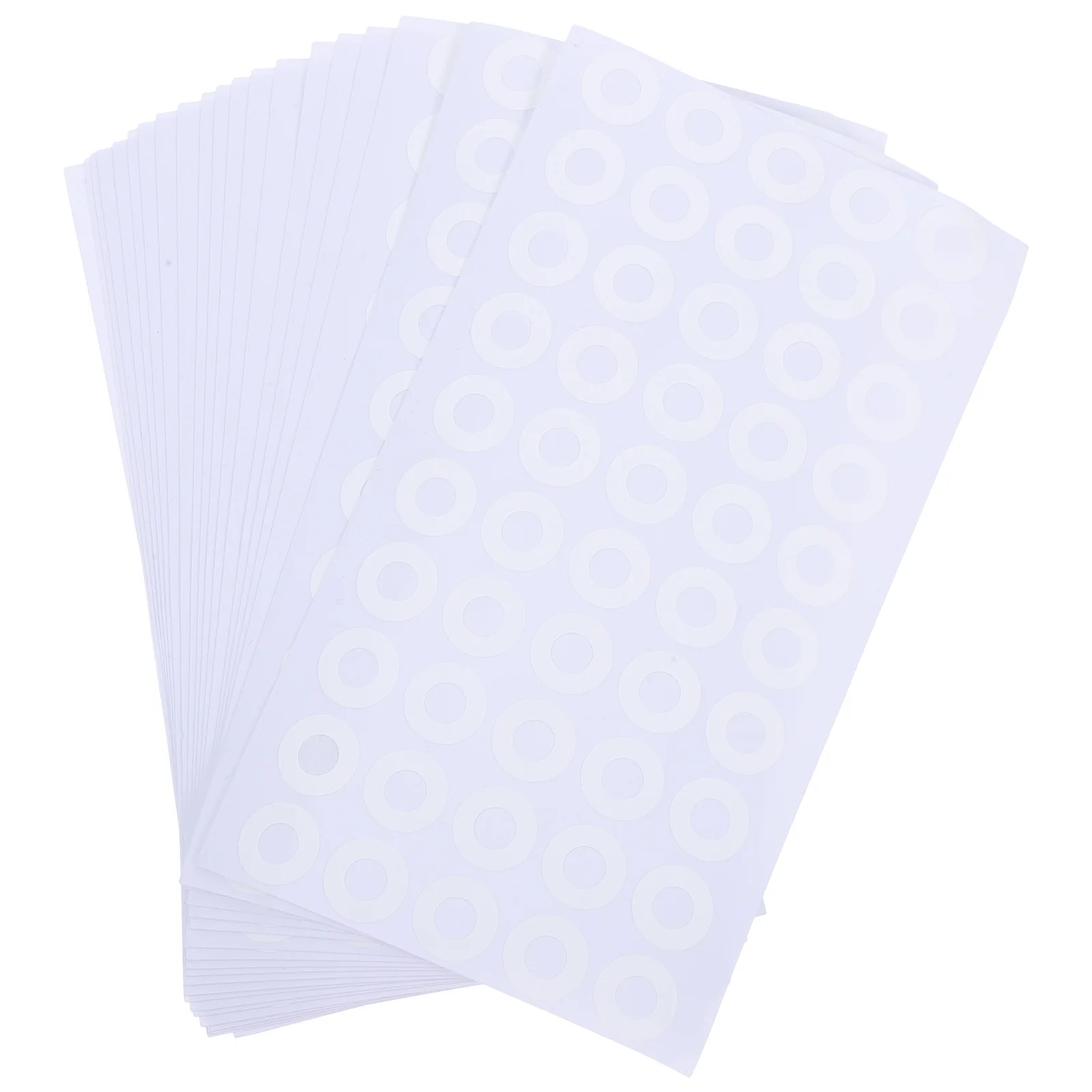 

1000Pcs Round Hole Reinforcement Labels Strong Adhesion PVC Stickers for School Office Binder Papers Tear-Resistant Page