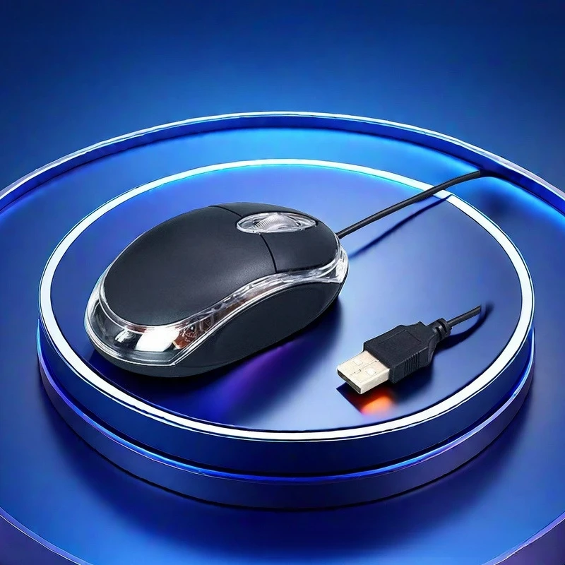 

Wired Optical Mouse for Desktop and Laptop, Office and Home Use, Computer Gaming USB , Plastic Sealed