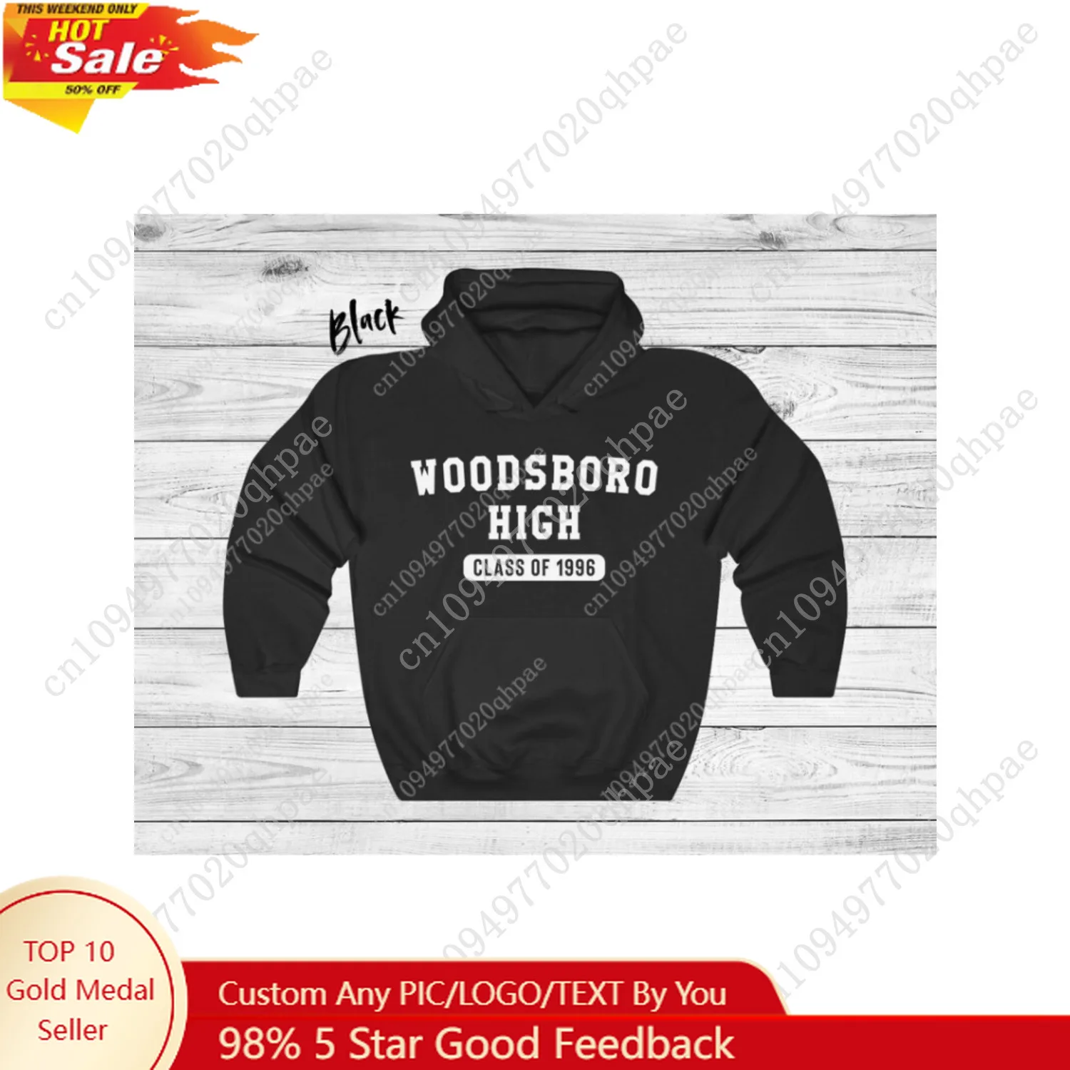 

Scream Movie Sweater | Woodsboro High Sweater | Horror Movie Gift | Oversized Hoodie