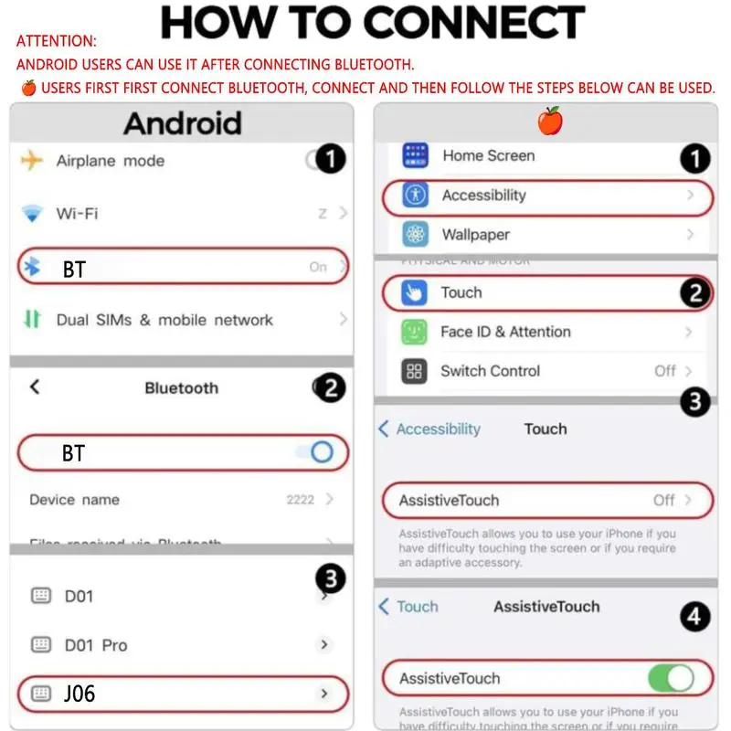Bluetooth Control Ring: Page turner, camera shutter, video & music remote. iOS/Android compatible.