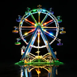 LED Light Kit For City Street Ferris Wheel Building Blocks Lighting Set Compatible With Lego 10247
