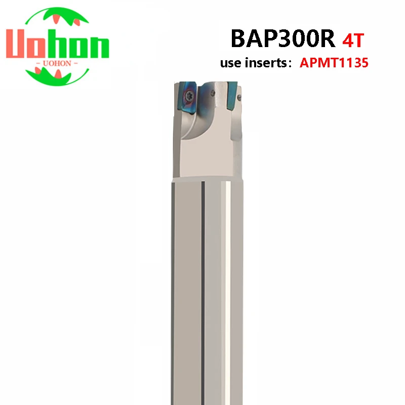 

Концевая фреза BAP300 BAP300R, твердосплавная Втулка с прямым углом, 25-40 мм, 4T, для ЧПУ