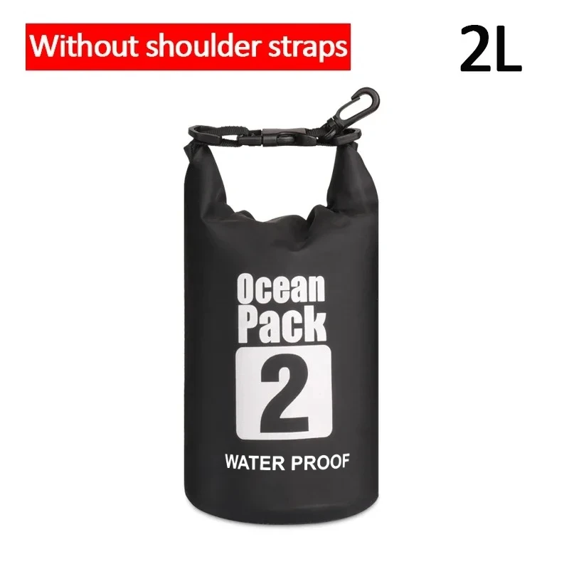 Droge PVC waterdichte tassen voor dames en heren, 2L/5L/10L/20L/30L, outdoor zwememmertassen, raftassen