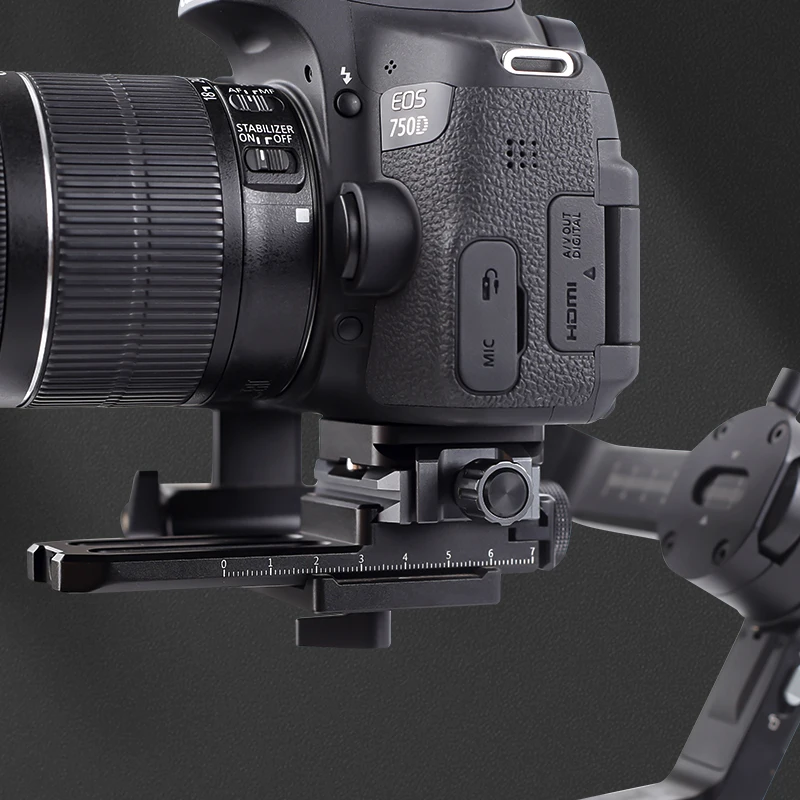 XILETU QR40S ARCA Universal SC Quick Release Clamp for DJI Ronin S/Ronin SC and ZHIYUN Crane Series / Weebill S Gimbals 2506