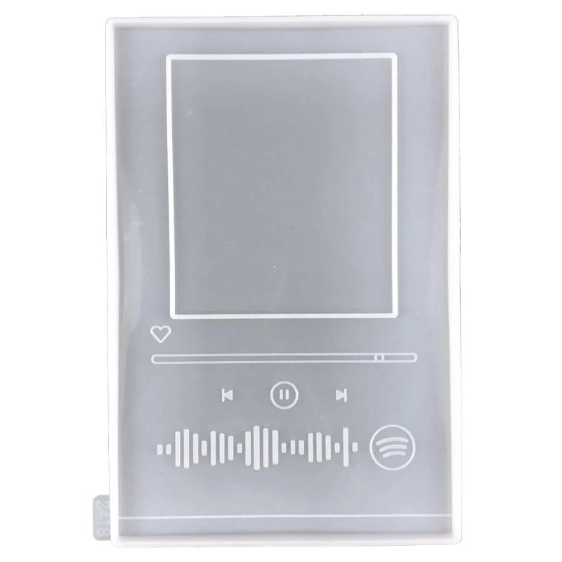 

MP3 Photo Frame Epoxy Resin Mold Desktop Decoration Silicone Mould DIY Crafts Ornament Stand Mold Handmade Ornament Mold