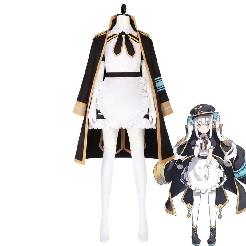 

Виртуальный YouTuber Kagura Mea Косплей Костюм Проект Paryi Платье Горничной Плащ Юбка Парик Женские Сексуальные Милые Костюмы Для Дня Рождения; 3'v,6.