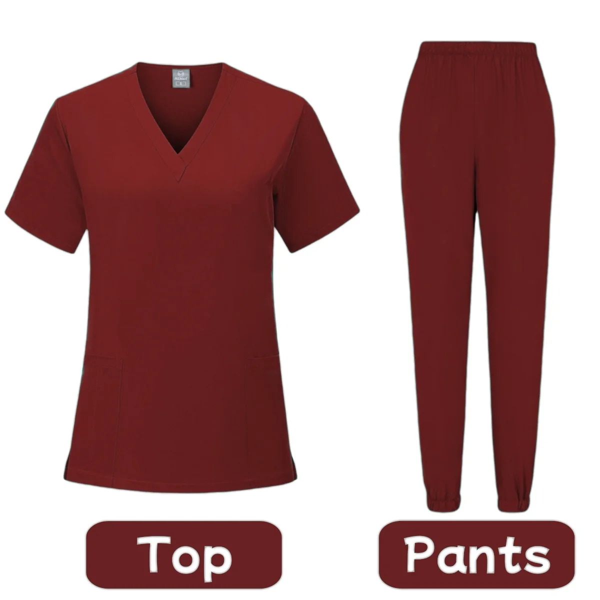 Factory Price Cheap Hospital Sets Phary Medical Many Color Doctor Nurse Scrubs Top Pants Set Uniform Spa