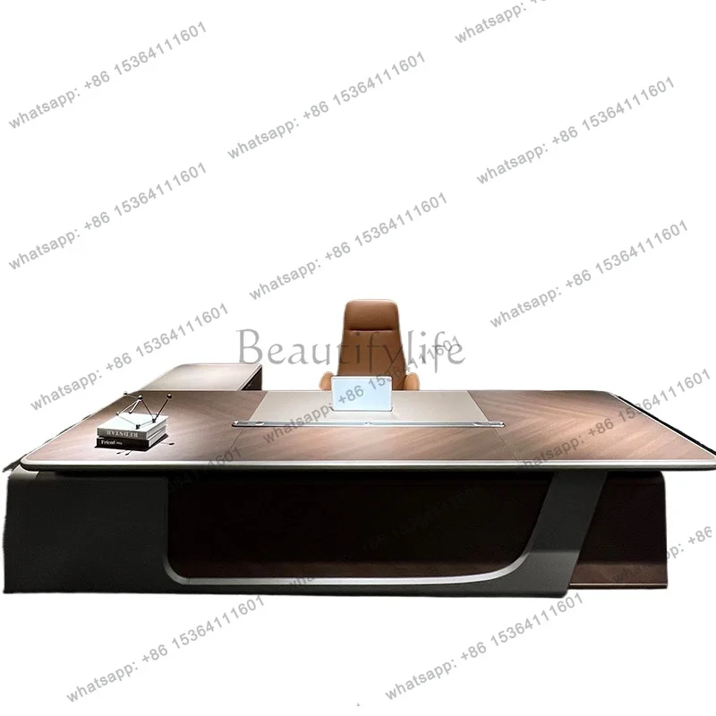 Narrow Upgrades Italy Office Desk Designer Classic Solid Wood Modern Computer Desks L Shape Mesa