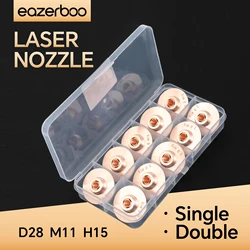 5PCS Raytools Laser Nozzles D32 M14 H15 D28 M11 Single Double Chrome Plated Caliber  0.8 1.0 1.5 2.5mm for Raytools Cutting Head
