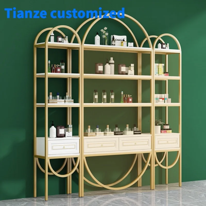 [Customized]Retail store cosmetic display wall shelf rack