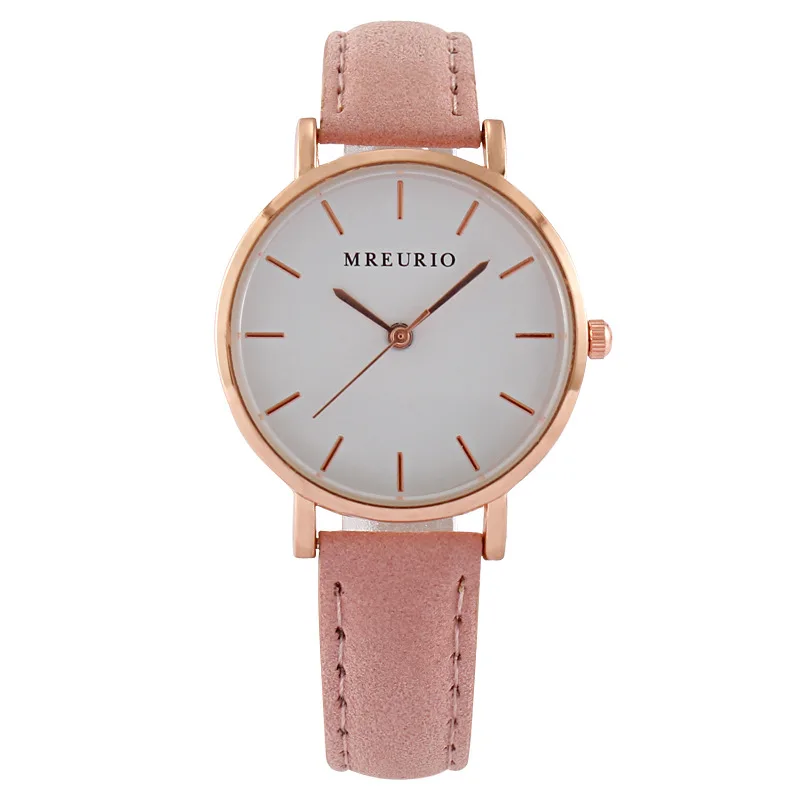 ใหม่สุภาพสตรีนาฬิกาผู้หญิงนาฬิกากลางโรงเรียนนักเรียนเข็มขัดนาฬิกานาฬิกาควอตซ์โรงงานสต็อกขายส่ง One Piece Dropshi