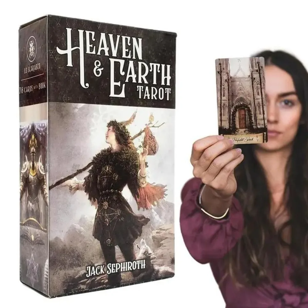 10.3*6cm Tarot Deck Heaven Earth Tarot Cards 78 Pcs Cards