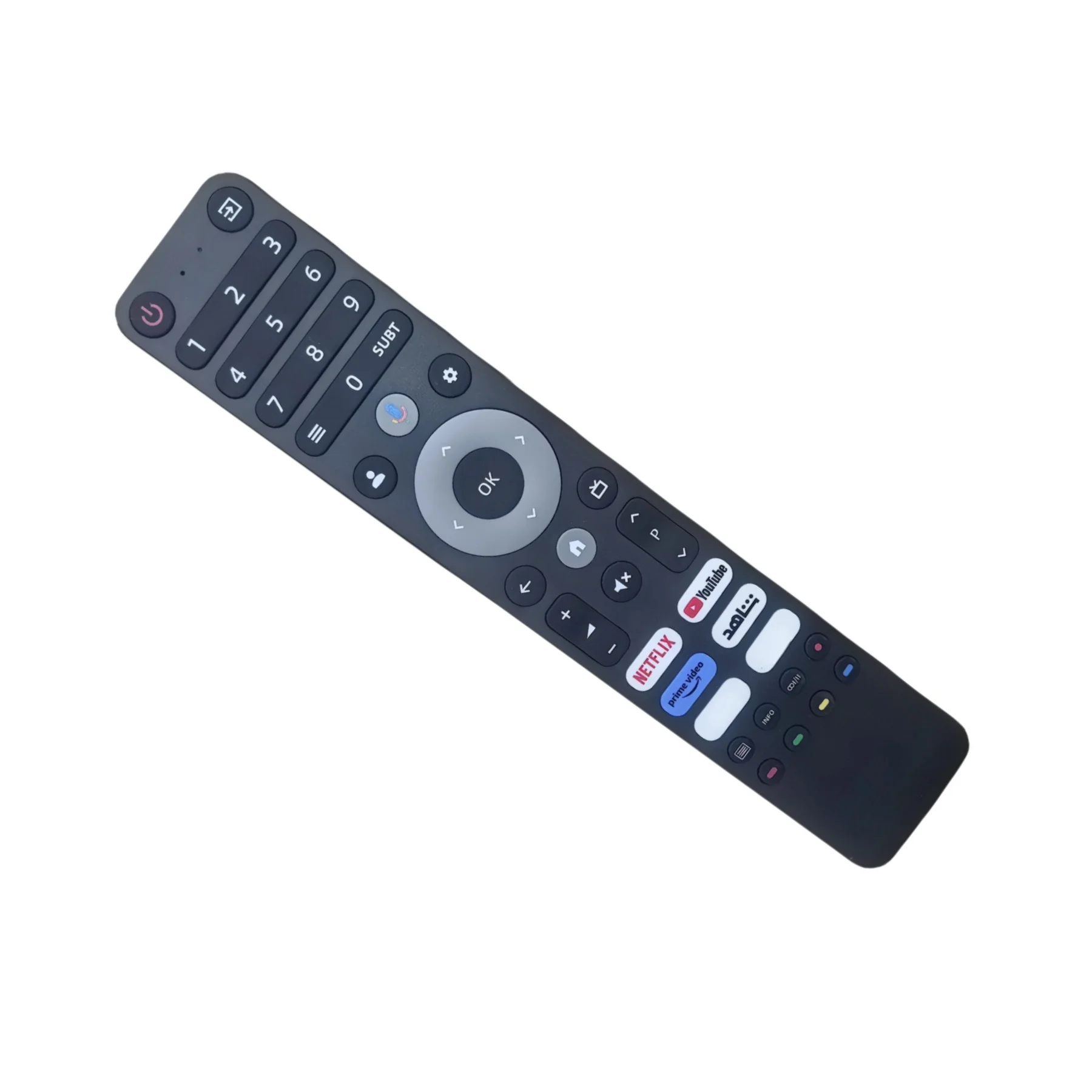 جهاز تحكم عن بعد صوتي OEM عالمي لتلفزيون CHIQ، BLAUPUNKT، OK،WANSA، G-Guard، impex Smart HD LED LCD TV Android TV