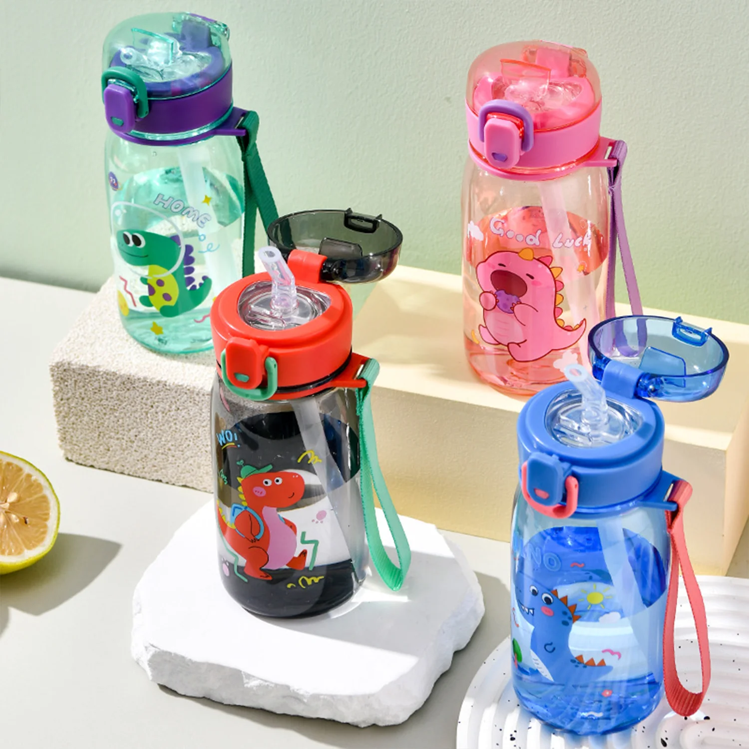 

400ml Children's cute cartoon student water cup drink cupsummer portable water cup kettle Suitable for outdoor use