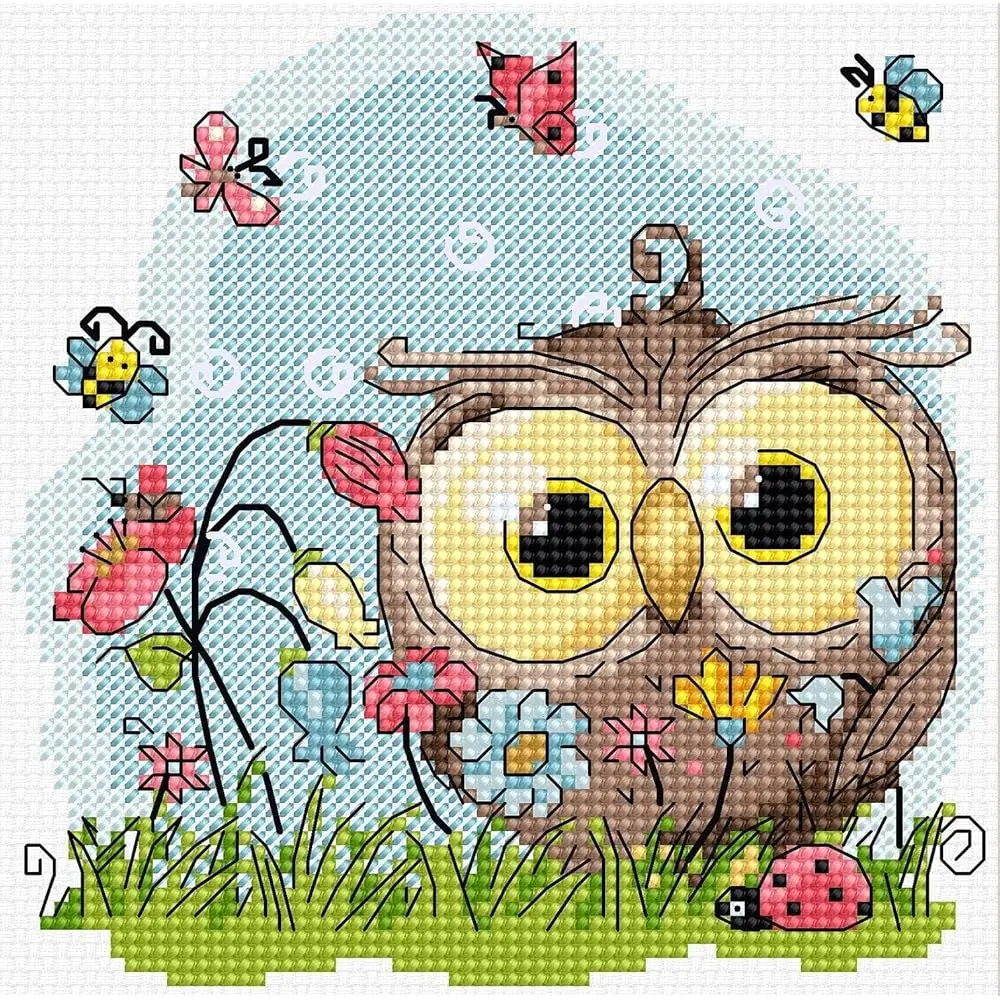 

Набор для вышивания крестиком Happy Owl B1401