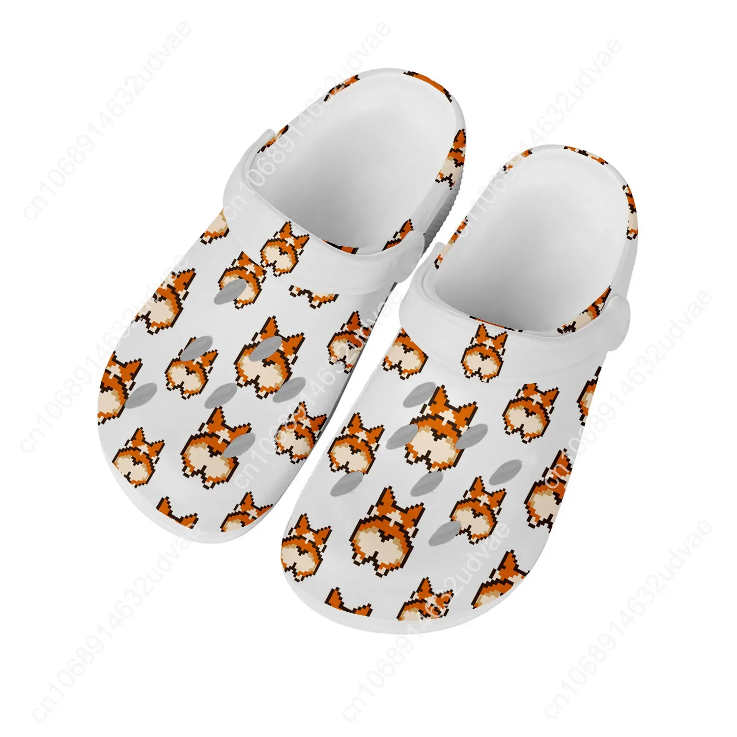 

Сандалии Corgi для мужчин и женщин, модная подростковая обувь для воды, высококачественные садовые дышащие удобные пляжные тапочки на заказ