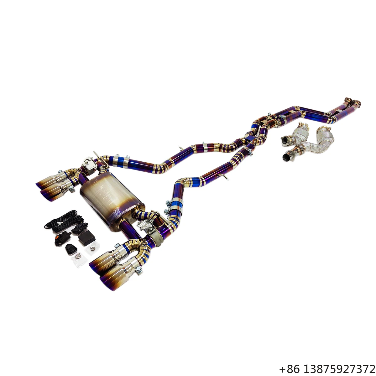

Ecnal for F87 M2c S55 3.0T Sports Titanium Valve Exhaust System Customizable Exhaust System with Downpipe