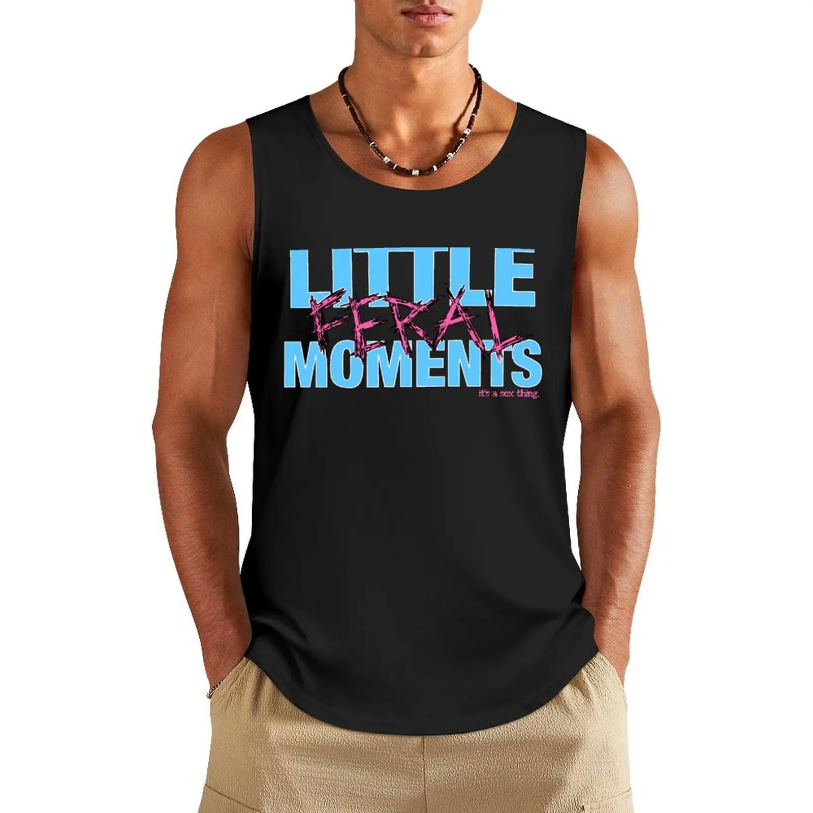 

Little Feral Moments Tank Top t-shirt for men sleeveless man shirts