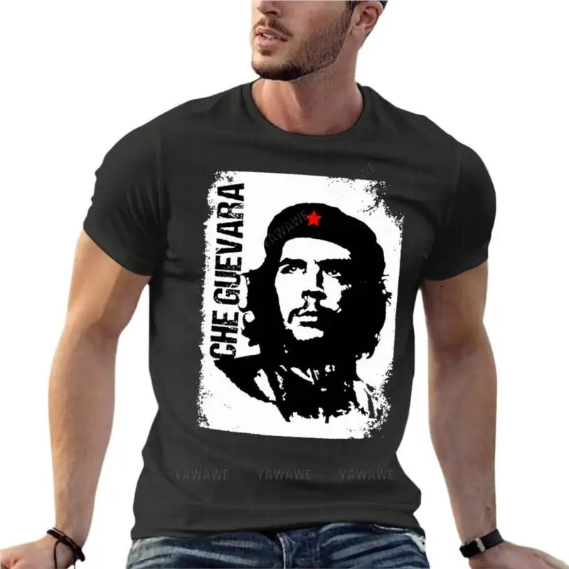 Che Guevara Vintage Oversized T Shirt Fashion Mens Clothes  Cotton Streetwear Plus Size Top Tee crew neck teeshirt