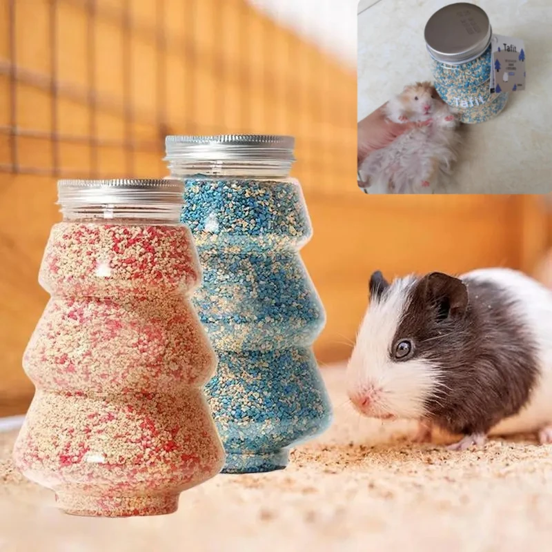 

Hamster Shower Sand 500ml deodorizing safe dust-free long-lasting & effective suitable for hamsters chinchilla other small pets