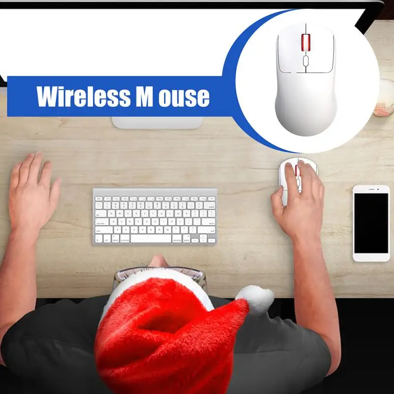 

Беспроводные мыши для ПК, 2,4G, беспроводные бесшумные мыши для ноутбука, рабочие принадлежности с регулируемым разрешением, эргономичные аксессуары для ноутбуков с USB-приемником