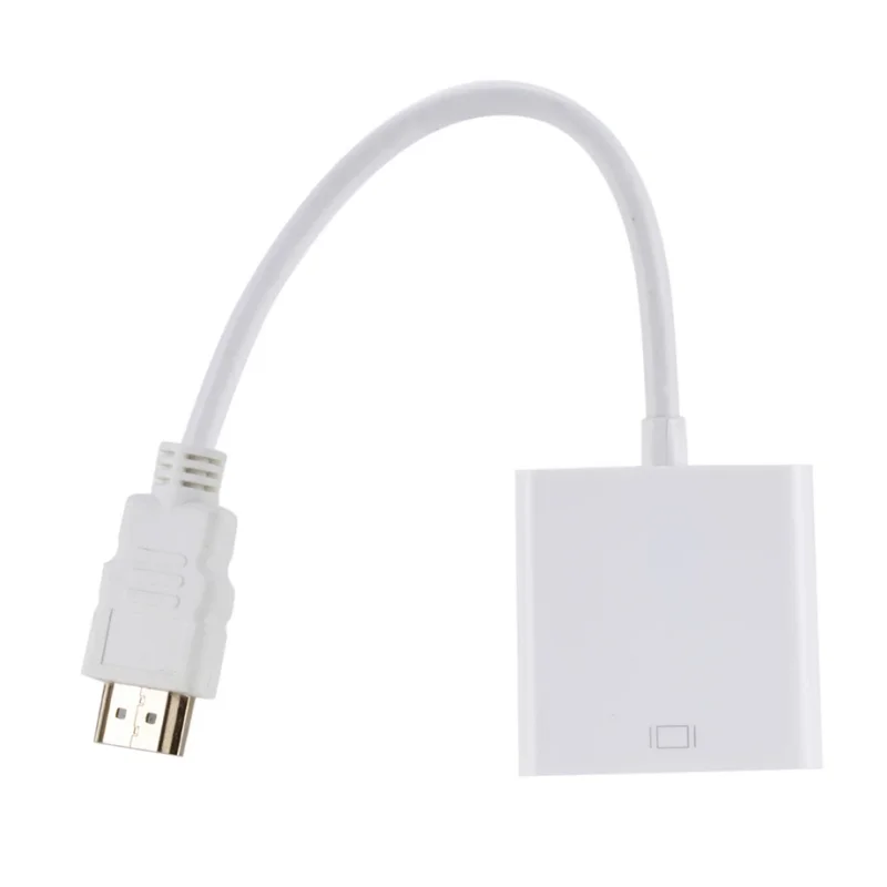 HDMI-Kompatibel zu VGA Adapter Stecker Auf Famale Konverter 1080P Digital zu Analog Video Audio Für PC Laptop tablet