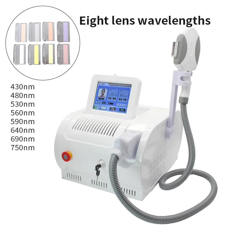 Hot Product IPL+ OPT  Painless Laser E-light Hair Remover 8 Filters Cooling Epilator Skin Rejuvenation 500,000 Times Beauty Salo