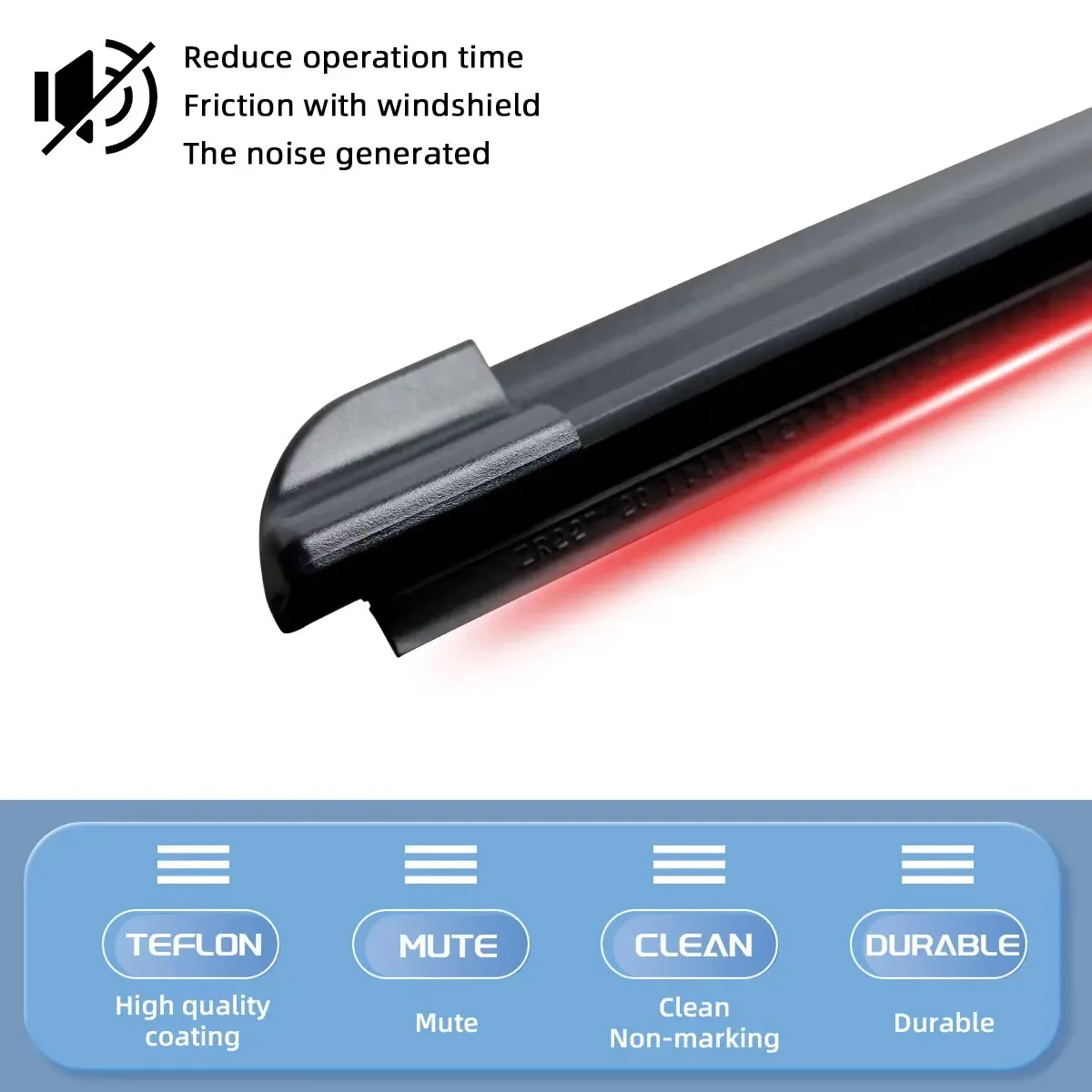 Car U-type Windshield Wiper Blades  Universal Soft Rubber 1PC Car Wipers 14