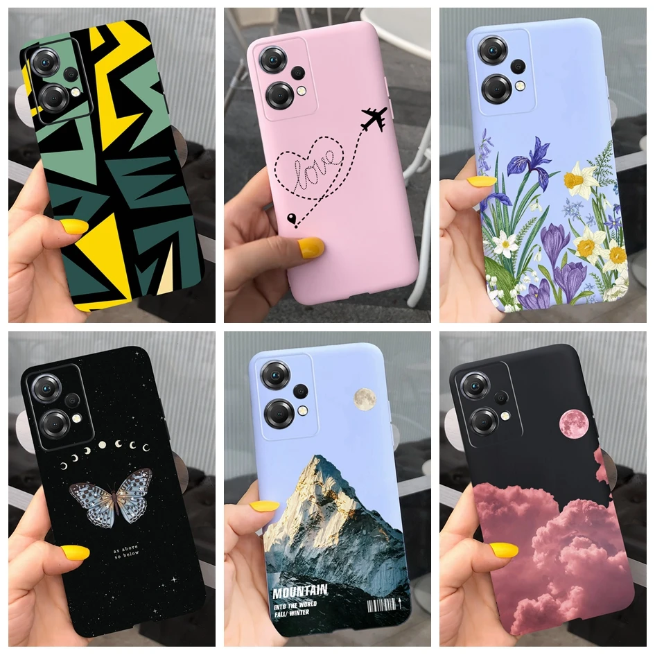 For OnePlus Nord CE 2 Lite 5G Case CPH2381 CPH2409 Silicone Cover Fashion Moon Soft Phone Cases For OnePlus Nord CE2 Lite Bumper