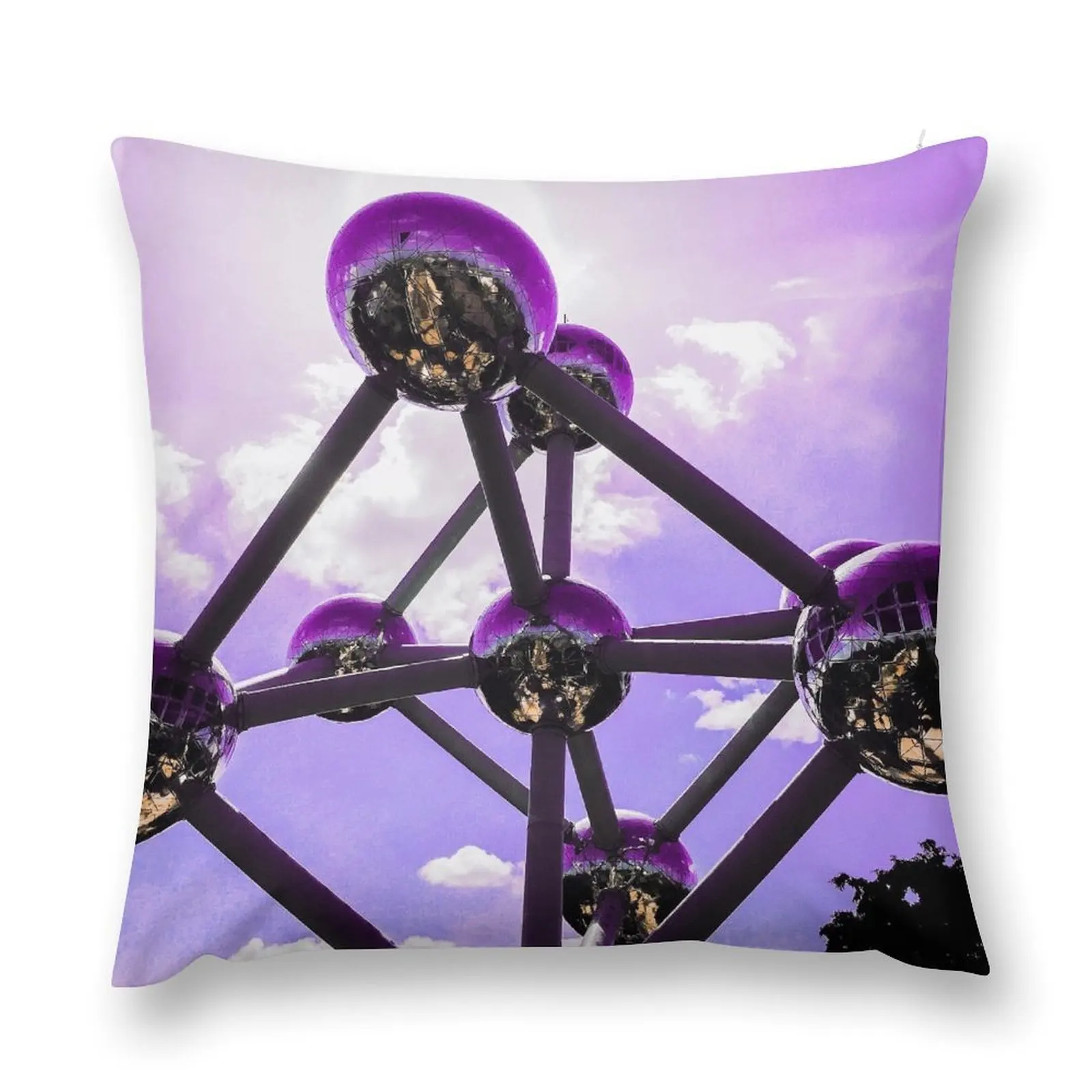 

Atomium Lavender Sky Throw Pillow Cushions Cushion Covers For Living Room pillow