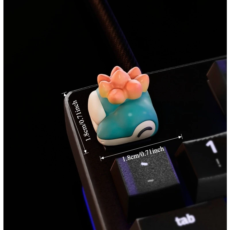 Game's Top Three Pet Spirit Keycaps for Mechanical Keyboards, universal Personalized Keys for the Cross Axis of the Keyboard - view 5