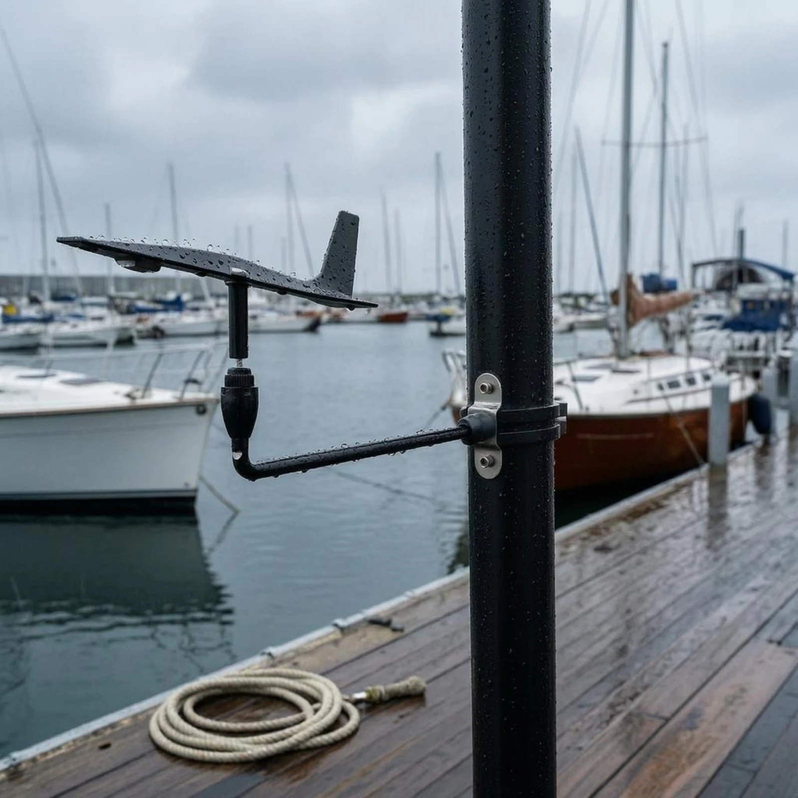 sailboat-wind-vane-streamlined-mast-wind-vane-marine-hardware-rigid-black