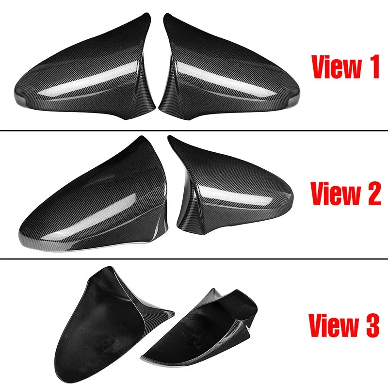 For LHD LEXUS IS ES GS LS CT RC F-Sport 2014-2020 Car Rearview Side Mirror Cover Wing Cap Exterior Door Housing Shell Trim