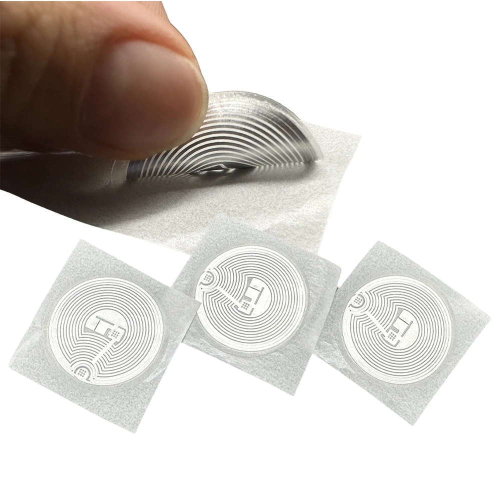 Etiqueta inteligente para Android NFC Phone, Etiqueta embutida molhada, Etiquetas NFC, 14443A Mi F08 clássico 1K EV1 S50, F08 1024 Bytes, 10pcs