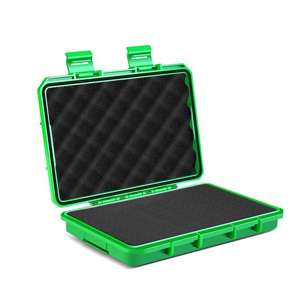 Dry Box Airtight Waterproof Tool Box Protect Against Shock Ruggedized Plastic Shockproof Sponges Compressive Strength