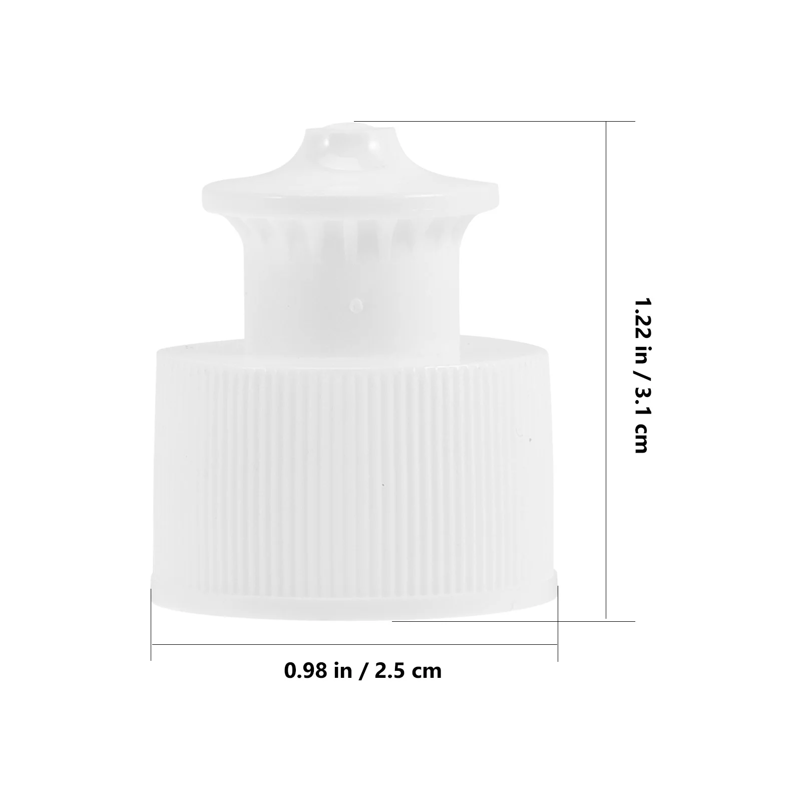 

40pcs Sports Pull Push Caps Premium Leak-Proof Reusable Replacement Lids For Water Bottles Durable Plastic Bottle Tops