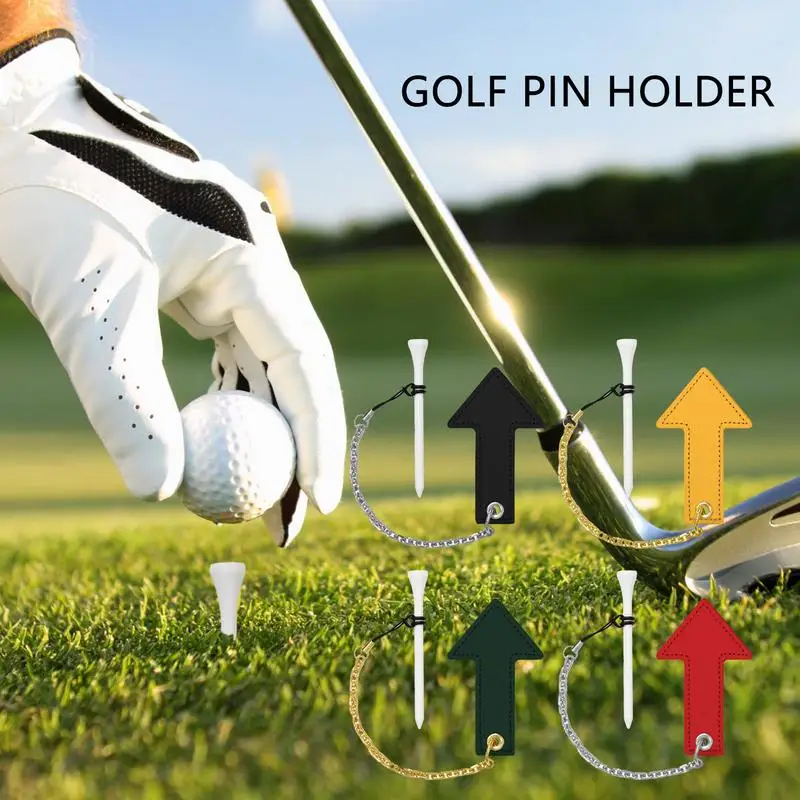 Golf Tees With A Chain Stable Golf Balls Holder Available Stronger Than Golf Wood Tees For Professional Player