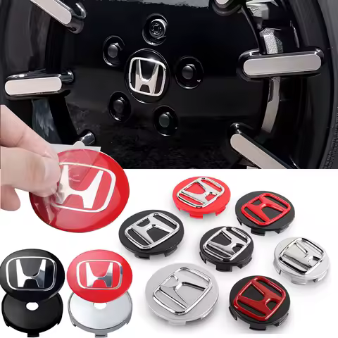 56/58/60/59mm Car Wheel Center Hub Caps Auto Accessories for Honda Type R Type S VTEC DOHC Modulo Vezel Legend Si RR Insight