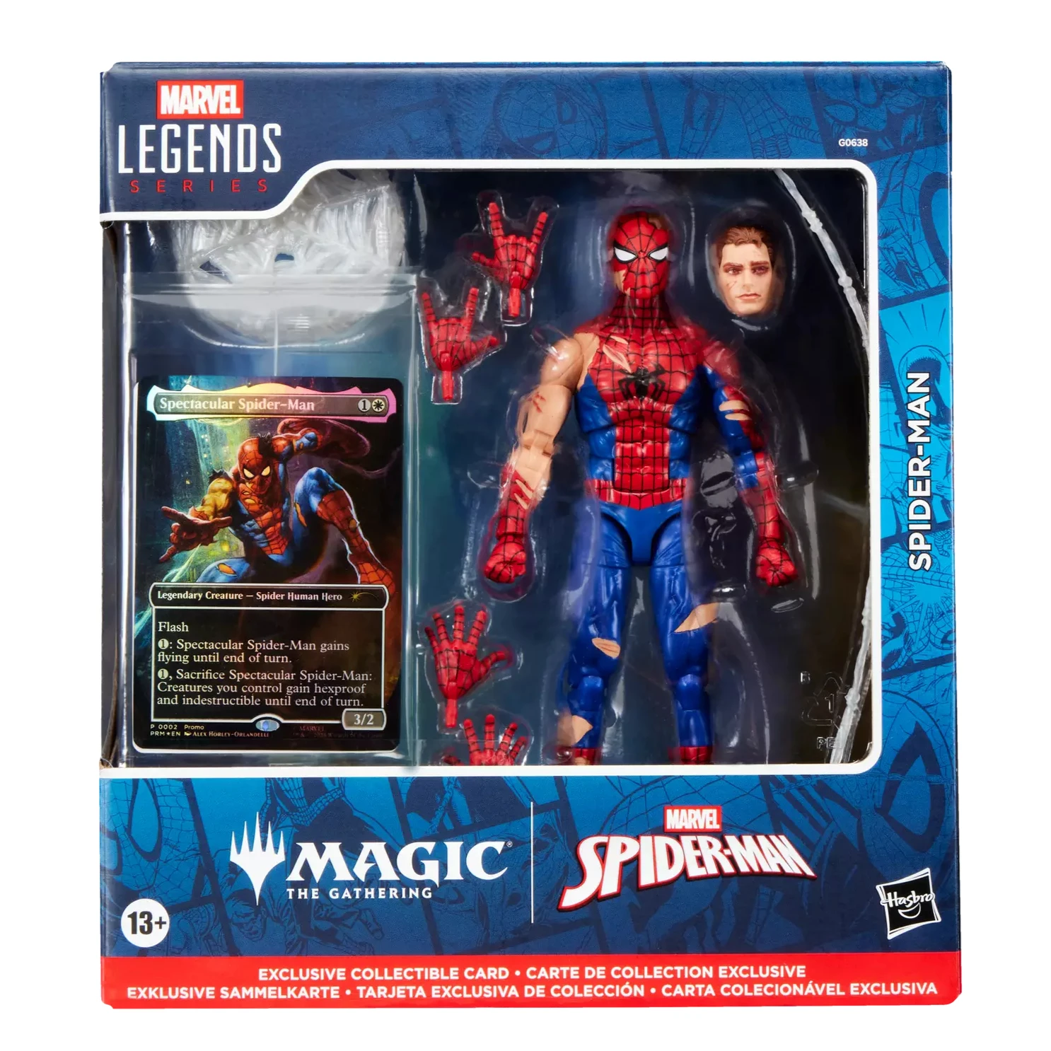 

Hasbro Marvel Legends Series Magic: The Gathering Battle-Damaged Spider-Man G0638