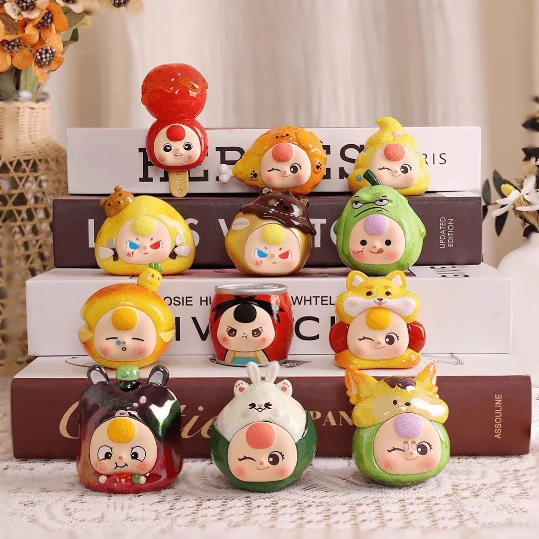 

Baby Three The Greedy Sweetie Series 1.0 Trendy Blind Box Cute Doll Figurine Kawaii Collectible Figures For Kids And Collectors